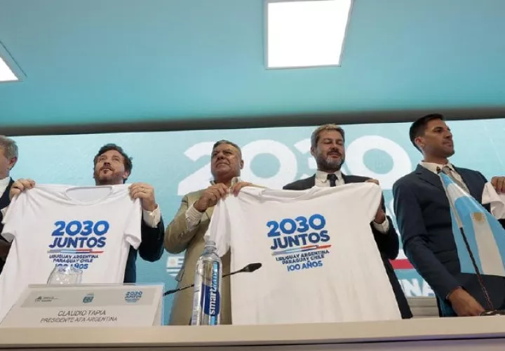 Dirigentes suramericanos hacen oficial la candidatura. Foto: EFE