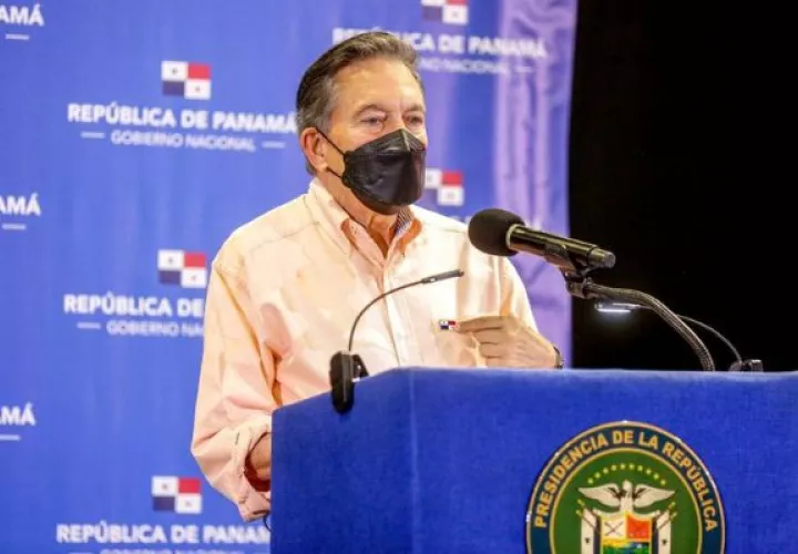El presidente Laurentino Cortizo. Foto: Cortesía