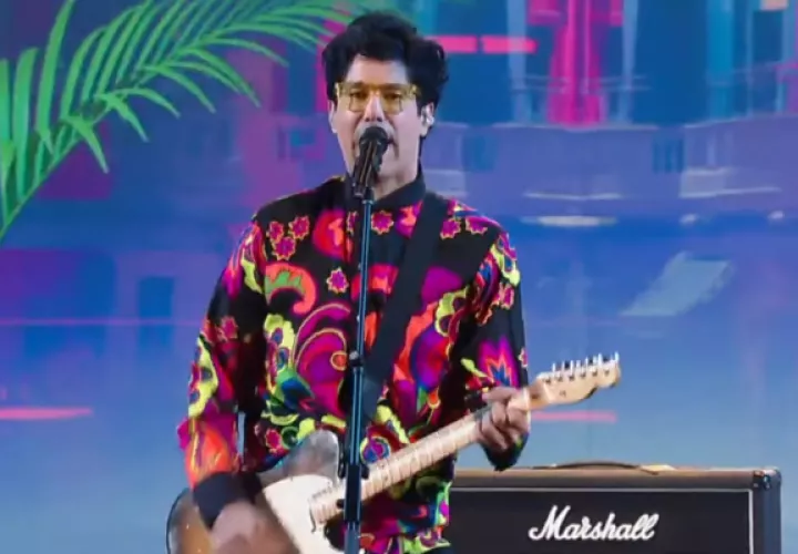 'Los Rabanes' en su segunda presentación en Viña del Mar. 