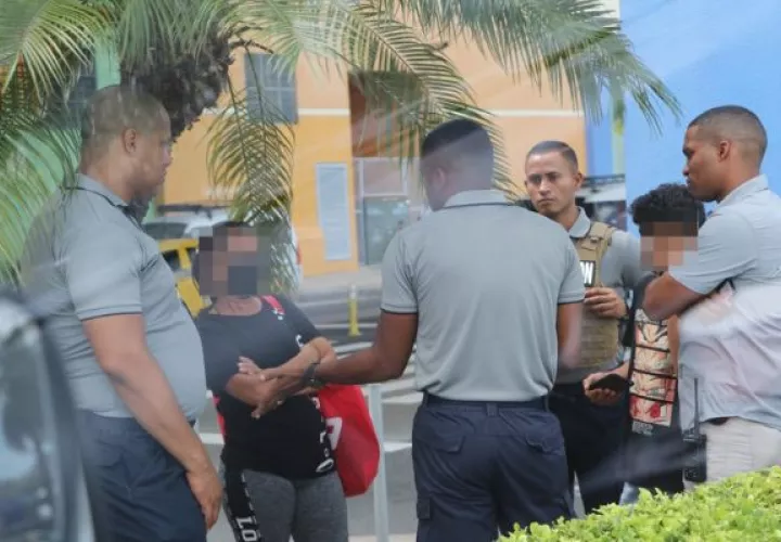 Los migrantes fueron trasladados a la Estación Temporal de Recepción Migratoria en Gualaca. Foto: Migración