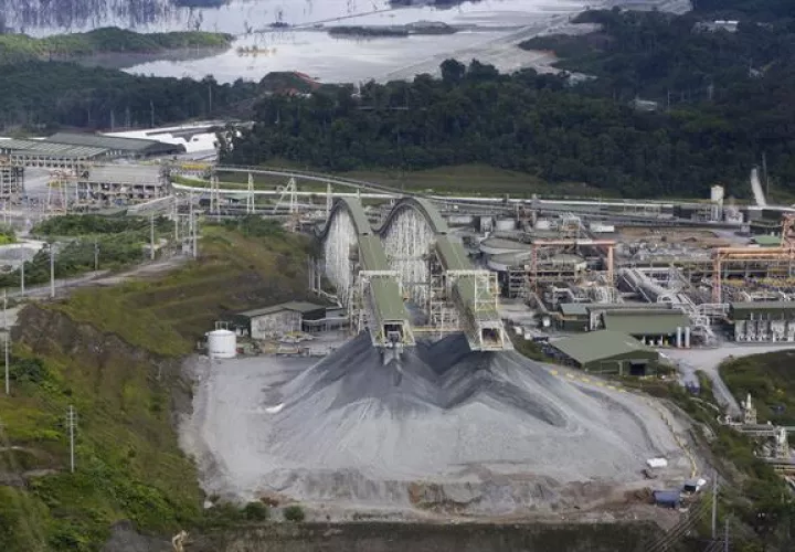Mina a cielo abierto Cobre Panamá. Foto: EFE