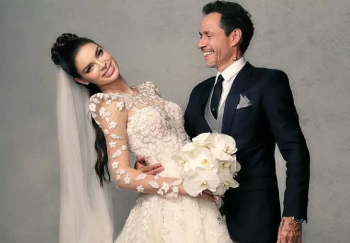Nadia Ferreira y Marc Anthony después del matrimonio. Foto: Instagram / @nadiatferreira