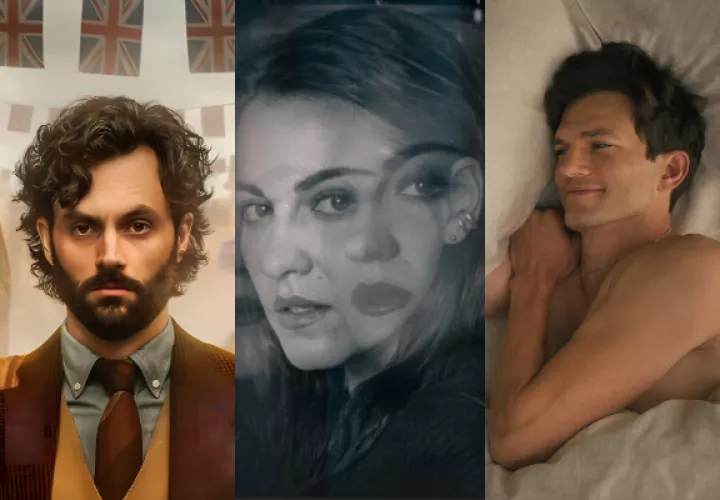 'You', 'Tríada' y 'Tu casa o la mía'. Fotos: Netflix