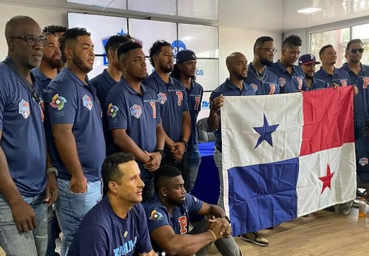 Equipo de Panamá que estará en el Clásico Mundial. Foto: Fedebeis