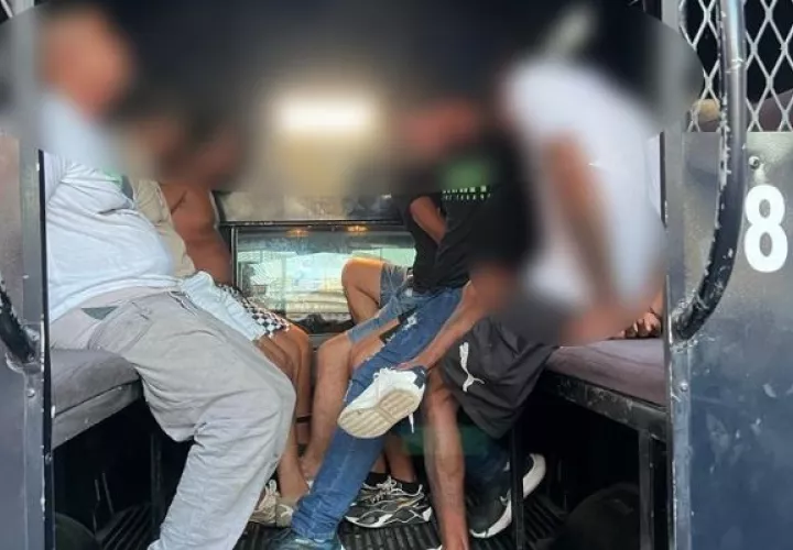 Varias personas fueron aprehendidas. Foto: Policía Nacional