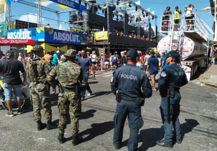 Operativos de los estamentos de seguridad. Foto: Cortesía