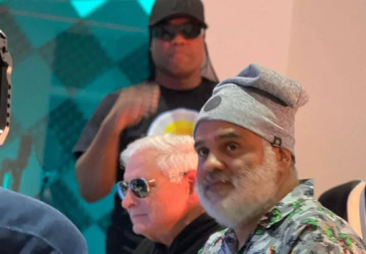 Dj Black, Ricardo Martinelli y Elian Davis. Foto: Instagram / @ricardomartinelli99