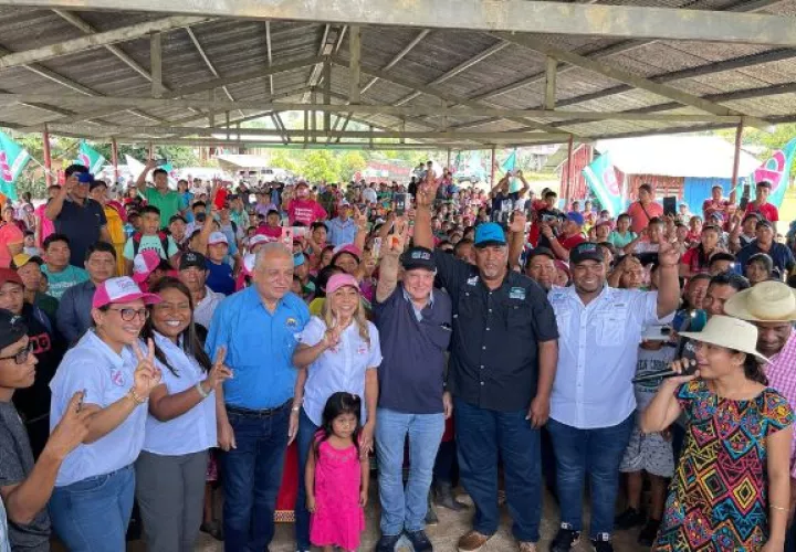  Visita a la comunidad de Samboa, en la comarca Ngäbe Buglé. Foto: Cortesía