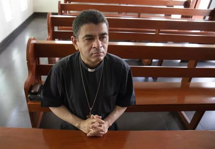 El obispo nicaragüense Rolando Álvarez. Foto: EFE