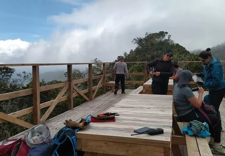 Un turista con buenas condiciones físicas demora entre 6 u 8 horas realizando el ascenso pro este sendero.Foto: MiAmbiente