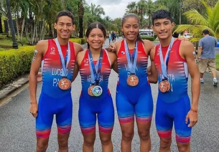 Medalla de bronce para Panamá. Cortesía