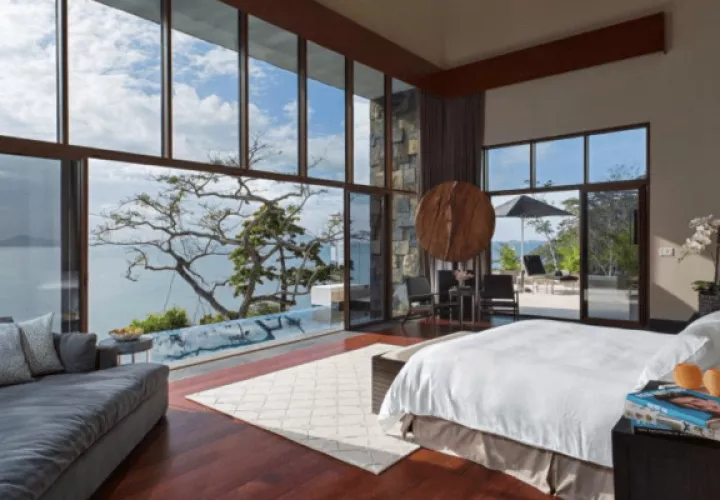 Una de las habitaciones de la villa. Foto: Latin Exclusive