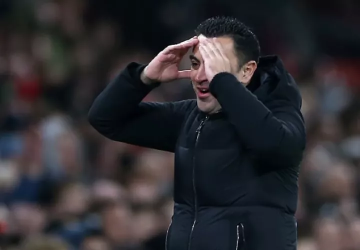 Xavi Hernandez, técnico del Barcelona. Foto:EFE