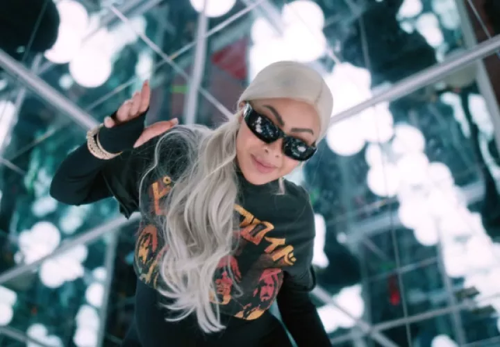 Yailin 'La más viral' en el video de 'Chikilio'. Foto: Captura del 'videoclip'