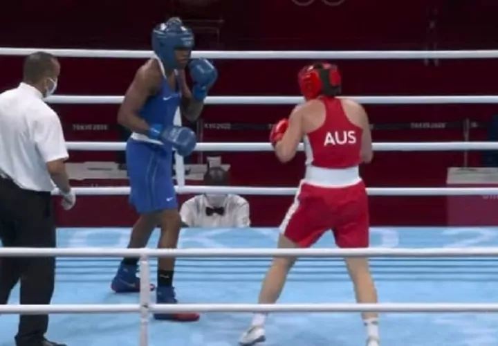 Atheyna Bylon venció a la australiana Caitlin Anne Parker en los pasados Juegos Olímpicos de Tokio 2020. Foto: Archivo
