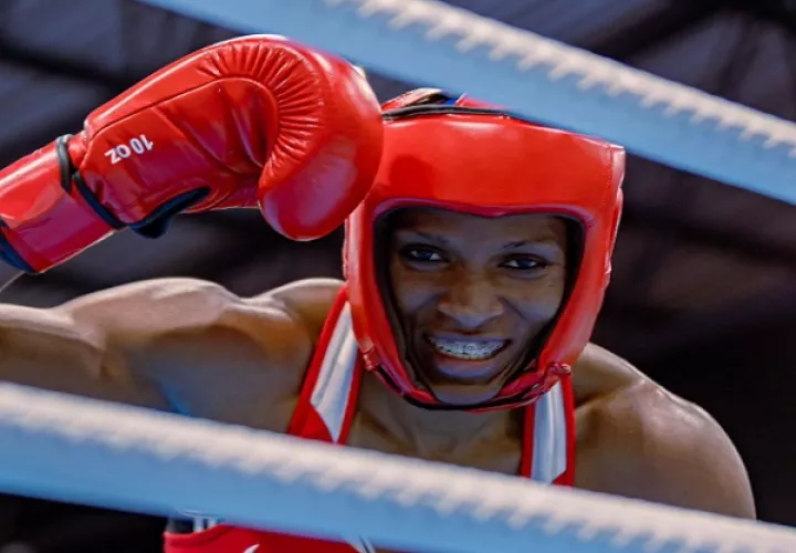 Atheyna Bylon, competirá en el Mundial de Boxeo Aficionado. Foto: COP