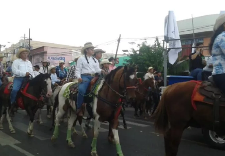 La cabalgata está dedicada al Santo Patrono San José de David. Foto: Mayra Madrid,
