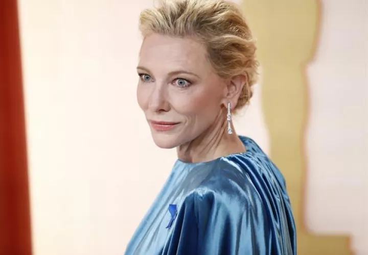 Cate Blanchett llega a la 95 edición de la ceremonia anual de los Premios de la Academia. EFE