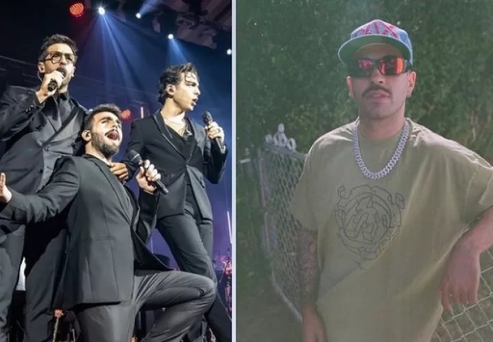 Il Volo y Feid. Fotos: Instagram
