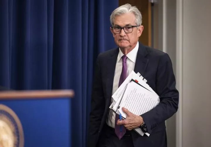 El jefe de la Reserva Federal de EE.UU., Jerome Powell.