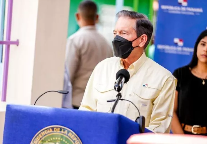 El presidente de Panamá, Laurentino Cortizo. Foto: Cortesía Presidencia