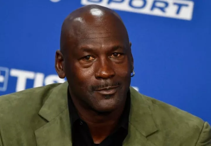 Michael Jordan, exjugador de la NBA. Foto: EFE