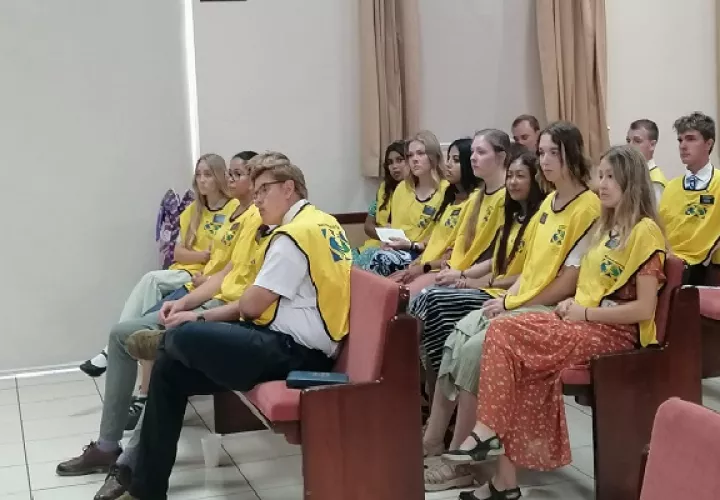 Los miembros de Iglesia de Jesucristo de Los Santos de los Últimos Días, apoyaron en la campaña de donación de sangre. Foto. Cortesía