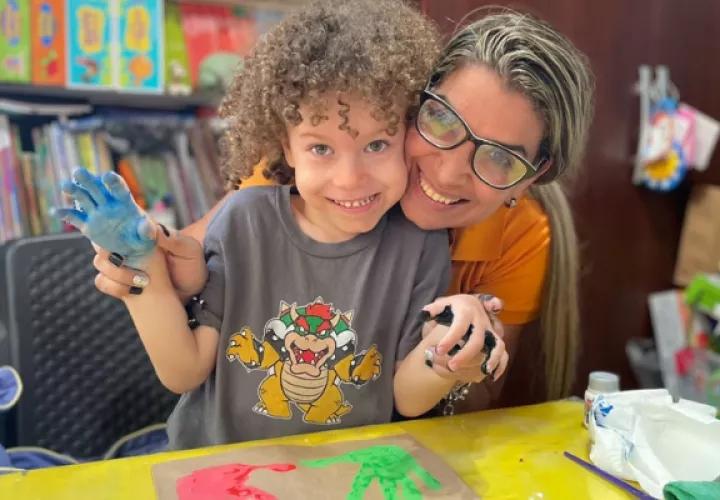 Olga Ferreira tiene estudios en pedagogía y otras áreas del desarrollo. Foto: Cortesía