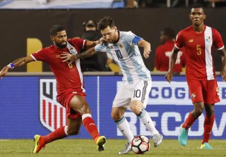 Panamá y Argentina se enfrentaron por última vez en Copa América Centenario 2016. Foto: EFE