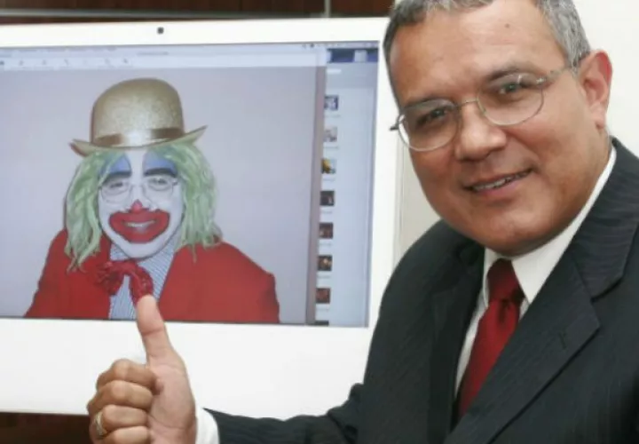 Luis Eduardo Sagel, intérprete del payaso Pin Pin. Foto: Archivo