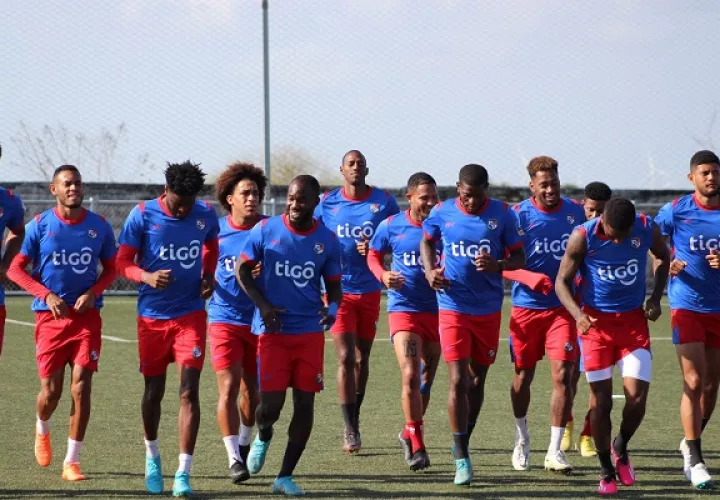 Panamá se mantuvo entrenando en Penonomé, Coclé. Foto: Fepafut
