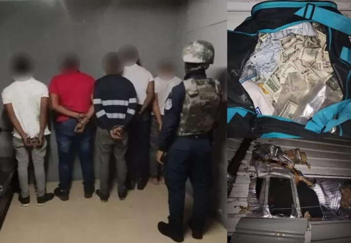 La policía encontró a los sospechosos en pleno acto delictivo. Foto: Policía Nacional
