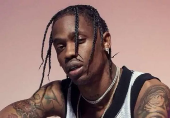 Travis Scott golpeó al hombre en el rostro. Foto: Archivo