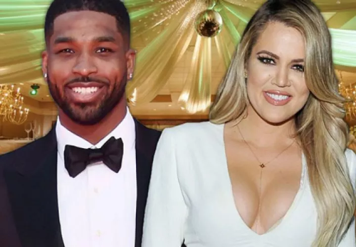 Tristan Thompson y Khloé Kardashian. Foto: Archivo