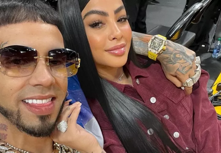 Anuel y Yailin actualmente están separados. Foto: Instagram