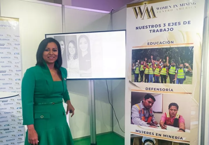 Ana Juárez, fundadora de Women in Mining Centroamérica. Foto / Ana Quinchoa.