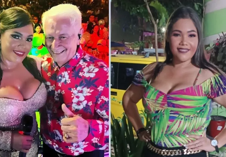 Angélica de la Cruz junto a Ulpiano Vergara. Foto: Instagram
