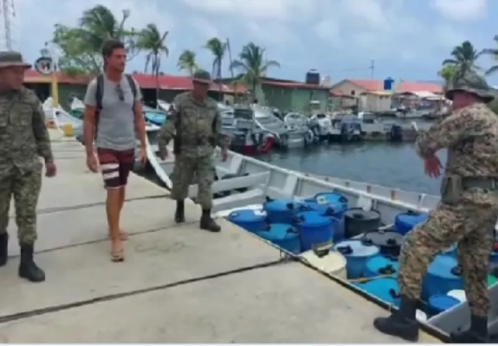 Un ciudadano brasileño también fua auxiliado recientemente por el Senafront. Foto. Cortesía Senafront