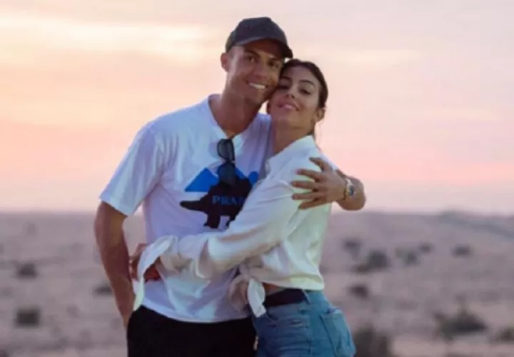 Cristiano Ronaldo y Georgina Rodríguez. Foto: Archivo