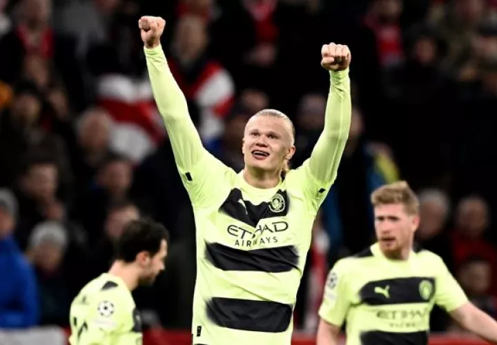 Erling Haaland es la figura del Manchester City. Foto.EFE