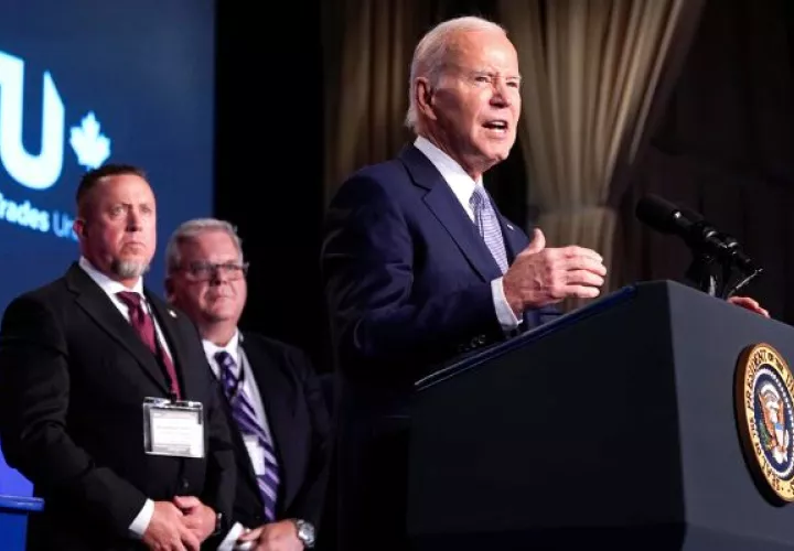 Biden podría batirse en 2024 con el expresidente de EE.UU. Donald Trump (2017-2021). Foto: EFE