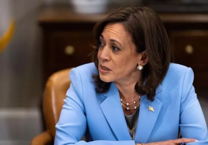 La vicepresidenta estadounidense, Kamala Harris. Foto: EFE