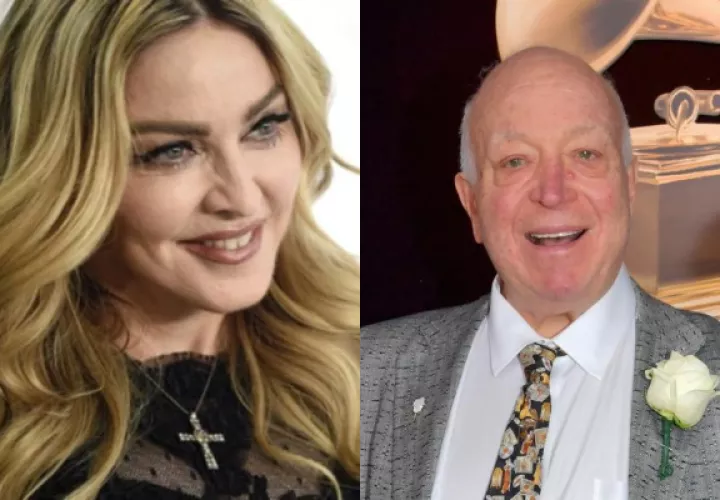 Madonna y Seymour Stein. Fotos: Archivo / Lester Cohen / Getty Images