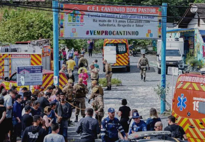 Las víctimas mortales en escuela de Brasil son tres niños y una niña de hasta siete años de edad. Foto: EFE