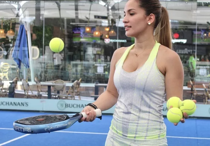Nicole Arosemena, figura nacional de pádel.