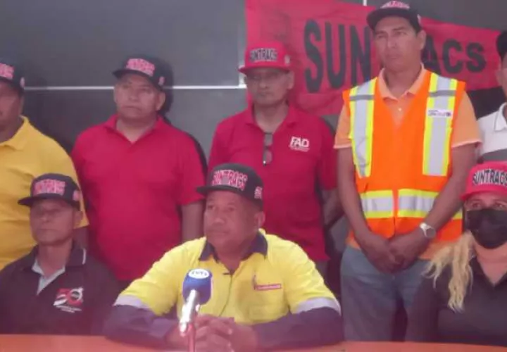 El Suntracs celebra la semana de la salud ocupacional, pidiendo mejores garantías para la seguridad de los obreros de la construcción.