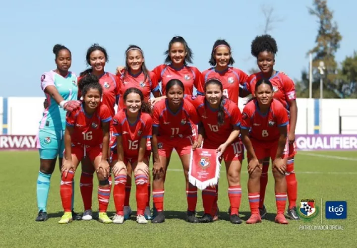 Equipo femenino Sub-20 de Panamá. Foto: Fepafut