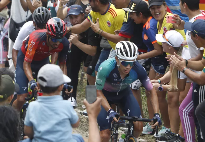 Miguel Ángel 'Superman' López lidera la representación de Colombia en el Panamericano de Rutra de Ciclismo. Foto: EFE