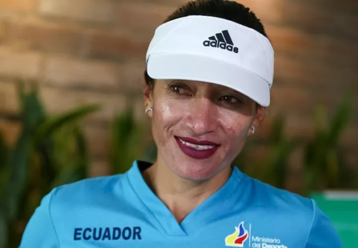 Rosalba Chacha, optimista tras clasificar. EFE