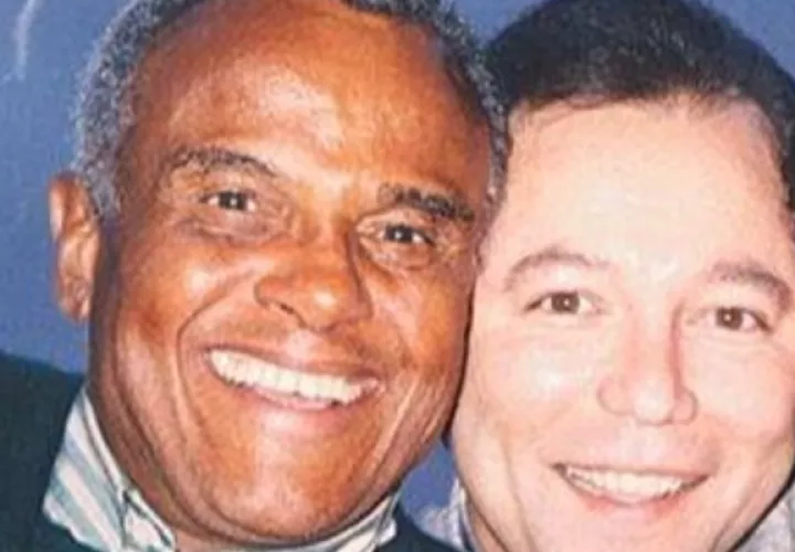 Harry Belafonte y Rubén Blades. Foto: Instagram / @ruben.blades